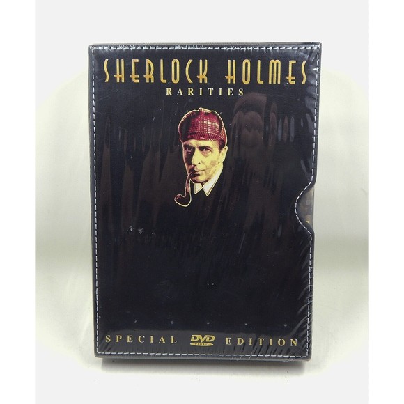 Sherlock Holmes Rarities Special DVD Edition Set of 4 Leather Box 2003 Sealed - Picture 1 of 6